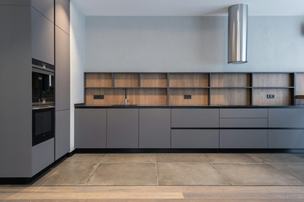 Dark Grey Kitchen Cabinets