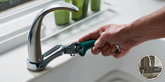 How to Fix a Kitchen Faucet Leaking from the Base