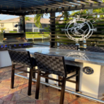 Houston Galvanized Tube for Outdoor Kitchen